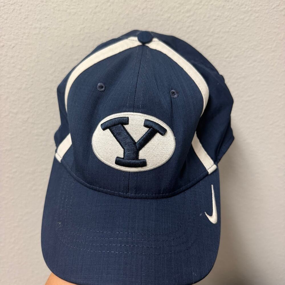 Nike BYU Cougars Classic99 Dri-FIT Hat Navy Blue Adjustable NCAA Cap